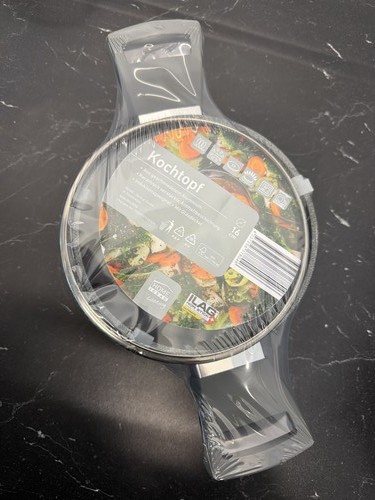Kochtopf mit glasdeckel - 16,