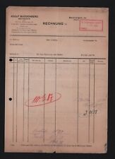 BEVERUNGEN, Rechnung 1943, Adolf Buddenberg Sperrholz-Fabrik