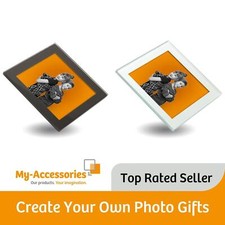  Leeres Glas Foto Untersetzer