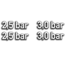Reifendruck Aufkleber BAR ATÜ