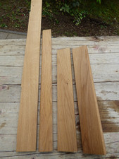 Eiche Reststücke Brett, Leiste + Winkel gehobelt + geölt