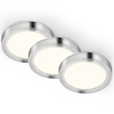 Telefunken LED Unterbauleuchte Aluminium Ø6cm 3 x 1,8W warmweiß 3000K Schalter