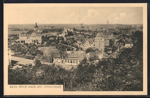 Ansichtskarte zeitz - ansichtskarte,