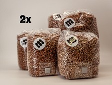 Bio Weizen Substrat 10×1 L steril – Pilzzucht Beutel mit Mikrofilter & Impfport