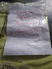 Hardanger  Art Tischdeckelindgrün  ca 120cm X 120 cm  Nichtraucherhaushalt