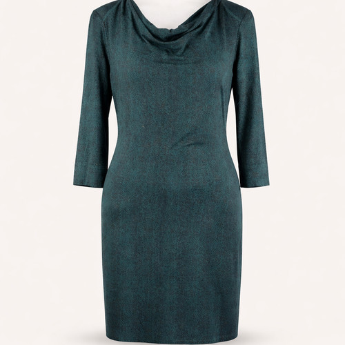 Inwear dunkelgrünes midikleid - dunkelgrünes,