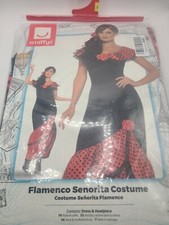 Spanierin Kostüm Flamencokleid Carmen Senorita Outfit Damenkostüm Flamenco