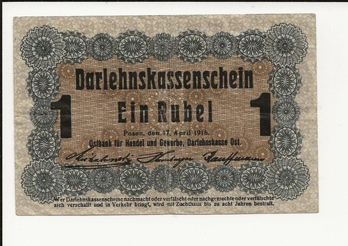 Darlehnskasse ost posen - ost, 1