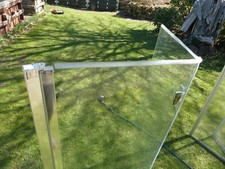 Koralle Badewannen-Dusch-Abtrennung (etwas schwer zu fotografieren ;-) )