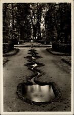 Schwetzingen alte Postkarte ~1930/40 Partie im Schloßgarten Vogelbad ungelaufen