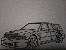 Mercedes 190e Blechschild