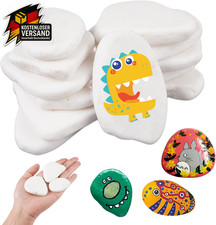 Weiße Steine Bemalen flach