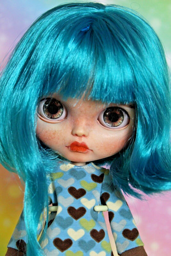 Blythe doll custom - doll, ooak