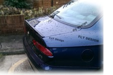 Passend für Alfa ROMEO 156 Tuning 932 SPORT Spoiler Heck Lippe Abrisskante Koffe