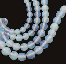 Mondstein Perlen Edelsteine 4/6/8/10 mm Rund Opalith Schmuckstein Wahlen 