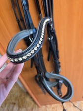 Trense Ascot grau Strass COB