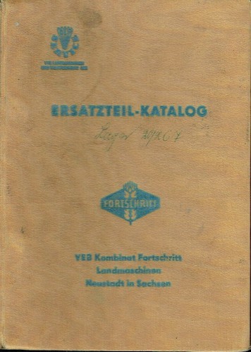 Veb fortschritt landmaschinen - fortschritt,