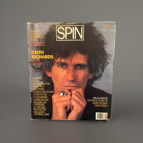 Vintage spin magazin - spin, keith