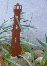 Rostiger Leuchtturm, 40 cm