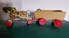 Pferdegespann mit wagen pferd - ,