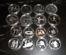 Korea 10000 Won / 5000 Won Olympiade Seoul 1988 / Komplettsatz / Silber