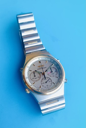 Seiko 7a38 7190 chronograph - seiko, 7a38-7190