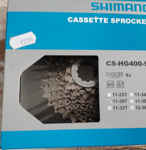Shimano hg400 kassette - shimano, cs-hg400-9