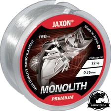 150m ANGELSCHNUR JAXON MONOLITH PREMIUM, ALLROUND MONOFILE SCHNUR TRANSPARENT