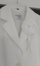 Wega Fashion Damen Blazer Jacke Cr. 38 Neu Weiß
