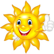 Aufkleber Sticker Sonne