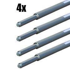 Rundsperrbalken Sperrstange Klemmbalken 4 Stück 2000-2400 mm Kombizapfen B-Ware