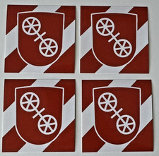 Mainz stadtwappen aufkleber - stadtwappen,