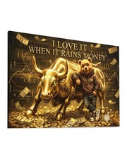 Wall Street Leinwand Bild