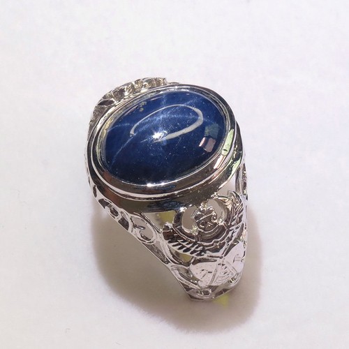 Sternsaphir ring 925 - 925, silber
