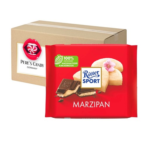 Ritter sport marzipan 100g - sport,