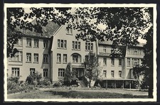 Walsrode, Blick auf das DAG-Ferienheim, Ansichtskarte 1955 