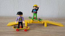 Playmobil Skater Skateboard Fahrer mit Rampe Street-Skater Rarität (3709)