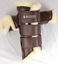 Busse Dressur-Gamaschen Str. Georges braun Gr. XL