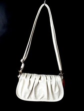 Tasche Schultertasche Axel David Creme Beige Magnetverschluss Damentasche