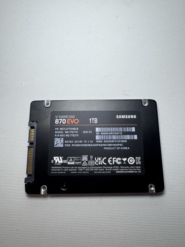 Samsung 870 evo 1tb - 1tb, 2,5”