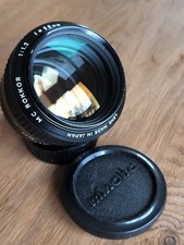 Minolta MC Rokkor 58mm 1.2 , Sehr Gut, inkl.  MD-LM & MD-FX Adapter Zubehörpaket