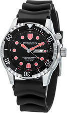 Kampfschwimmer Herren Taucheruhr 1000 m Helium Ventil, Leuchtindex, Tag Datum