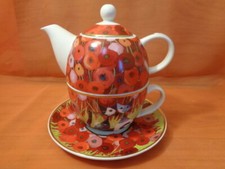 Teekanne mit Tasse  Innamorati tra i Papaveri  Wachtmeister  von Goebel 