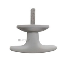 Fensterolive DDR Fenstergriff 42 mm Griff Fenster Kunststoff alt weiß