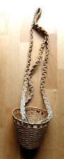 Pflanzen Hänge Topf Korb Blumen Blumenampel zum aufhängen Vintage geflochten TOP