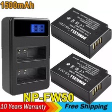 2x NP-FW50 Akku & Ladegerät