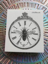 La Blanche Vintage Uhren Stempel Silikonstempel Stamping Stampin Basteln DIY 3