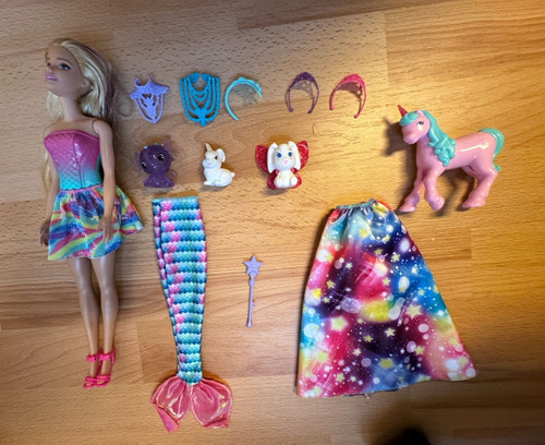 Barbie meerjungfrau modepuppe - barbie,
