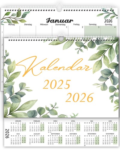 Wandkalender 2026 mit - wandkalender, a4