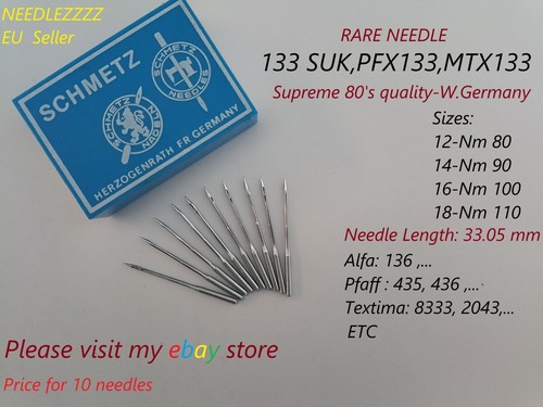 Rare schmetz 133 pfx133 sewing - schmetz,